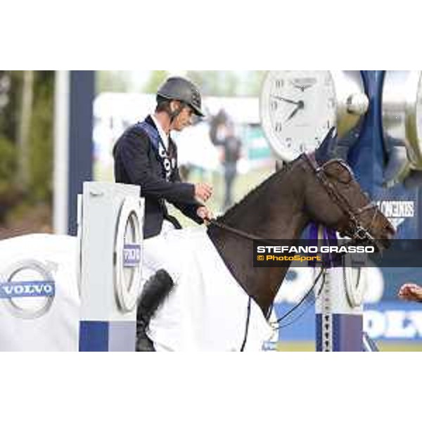 LGCT of Madrid - Class 15 - Prize giving ceremony - Denis Lynch (IRL) on RMF Echo - 6 May 2018 - ph.Stefano Grasso/LGCT