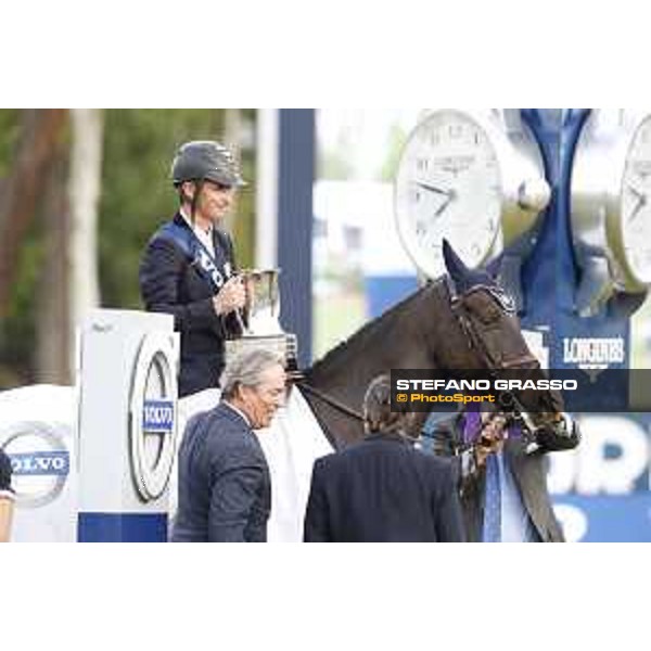 LGCT of Madrid - Class 15 - Prize giving ceremony - Denis Lynch (IRL) on RMF Echo - 6 May 2018 - ph.Stefano Grasso/LGCT