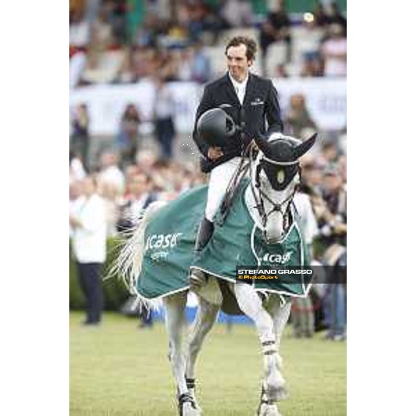 LGCT of Madrid - Class 15 - Prize giving ceremony - Eduardo Alvarez Aznar (ESP) on Fidux - 6 May 2018 - ph.Stefano Grasso/LGCT