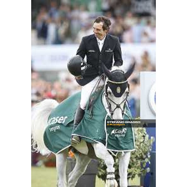LGCT of Madrid - Class 15 - Prize giving ceremony - Eduardo Alvarez Aznar (ESP) on Fidux - 6 May 2018 - ph.Stefano Grasso/LGCT