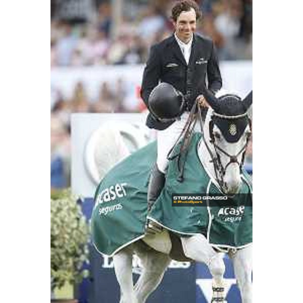 LGCT of Madrid - Class 15 - Prize giving ceremony - Eduardo Alvarez Aznar (ESP) on Fidux - 6 May 2018 - ph.Stefano Grasso/LGCT