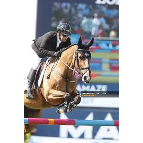 LGCT of Madrid - Class 15 - Eric Lamaze (CAN) on Fine Lady 5 - 6 May 2018 - ph.Stefano Grasso/LGCT