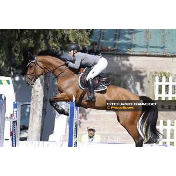 LGCT of Madrid - Class 15 - Emily Moffitt (GBR) on Mtf Madame X - 6 May 2018 - ph.Stefano Grasso/LGCT