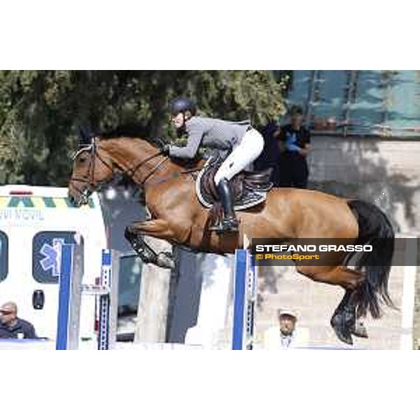 LGCT of Madrid - Class 15 - Emily Moffitt (GBR) on Mtf Madame X - 6 May 2018 - ph.Stefano Grasso/LGCT