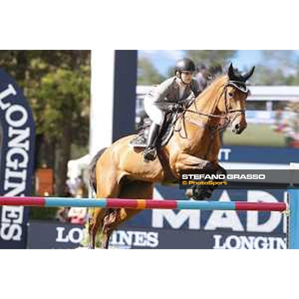 LGCT of Madrid - Class 15 - Emily Moffitt (GBR) on Mtf Madame X - 6 May 2018 - ph.Stefano Grasso/LGCT