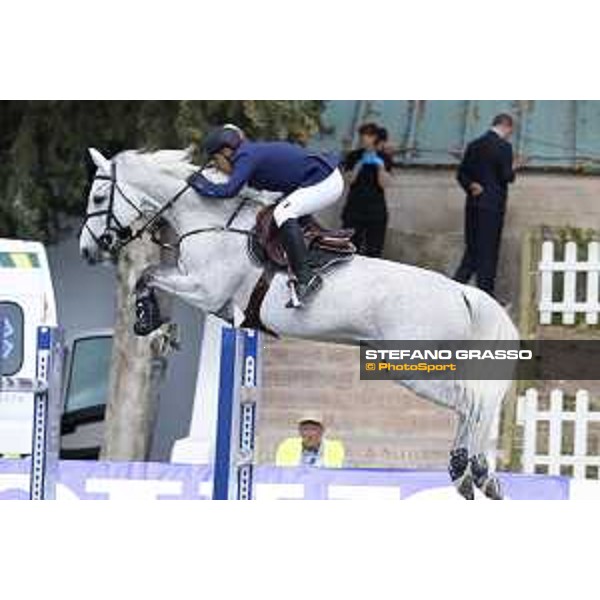 LGCT of Madrid - Class 15 - Rene Lopez (COL) on Con Dios III - 6 May 2018 - ph.Stefano Grasso/LGCT