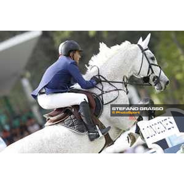 LGCT of Madrid - Class 15 - Rene Lopez (COL) on Con Dios III - 6 May 2018 - ph.Stefano Grasso/LGCT