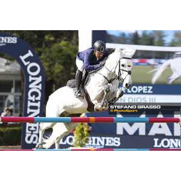 LGCT of Madrid - Class 15 - Rene Lopez (COL) on Con Dios III - 6 May 2018 - ph.Stefano Grasso/LGCT