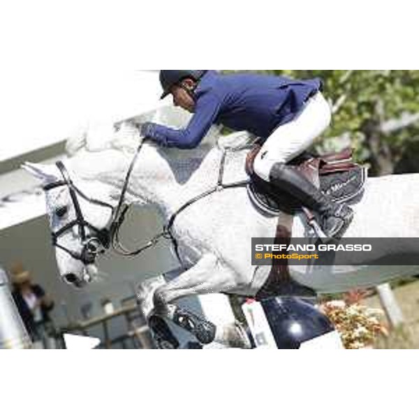 LGCT of Madrid - Class 15 - Rene Lopez (COL) on Con Dios III - 6 May 2018 - ph.Stefano Grasso/LGCT