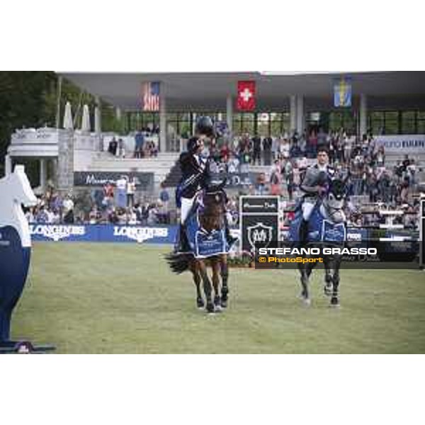 LGCT of Madrid - Prize giving - Eduardo Alvarez Aznar (ESP) on Rokfeller de Pleville Bois Margot, Nicola Philippaerts (BEL) on H&M Harley v. Bisschop - 5 May 2018 - ph.Stefano Grasso/LGCT