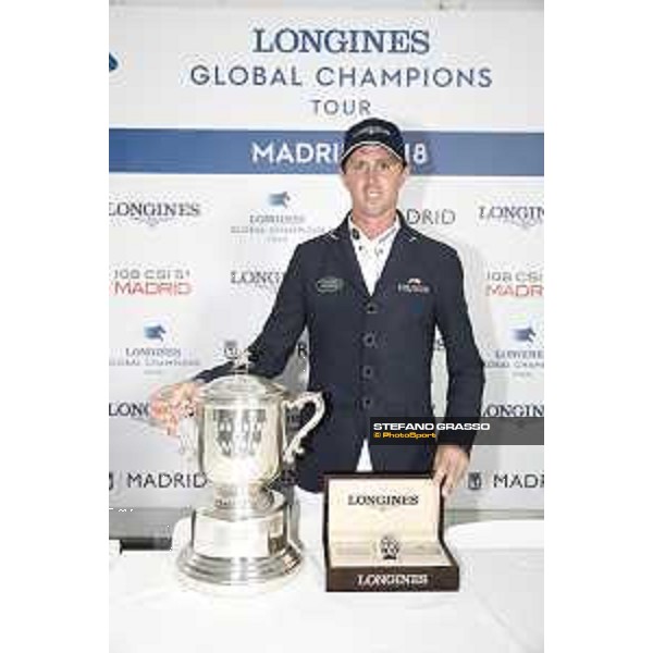 LGCT of Madrid - Press conference - Ben Maher (GBR), Longines watch - 5 May 2018 - ph.Stefano Grasso/LGCT