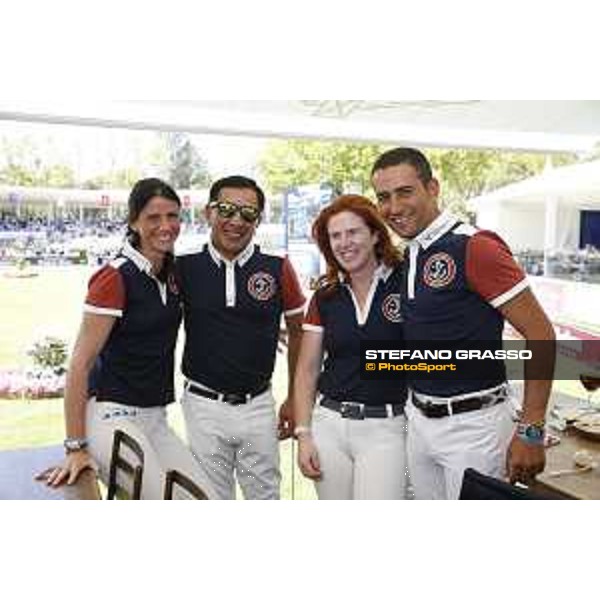LGCT of Madrid - Cindy van der Straten (BEL) , Rene Lopez (COL), Joanne Solamn Allen and Sameh El Dahan (EGY) - 5 May 2018 - ph.Mario Grassia/LGCT