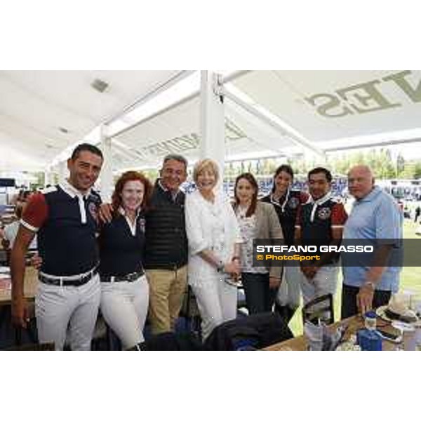 LGCT of Madrid - Joanne Sloam Allen, Sameh El Dahan (EGY), Jean Maurice Bonneau, Van Der Straten family and Rene Lopez (COL) - 5 May 2018 - ph.Mario Grassia/LGCT