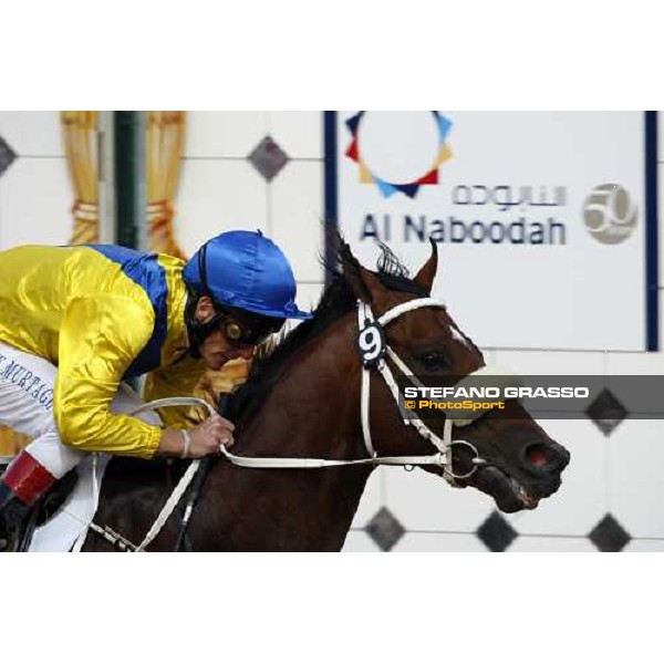 John Murtagh on Honour Devil wins the Uae Derby Dubai, Nad El Sheba racetrack, 29th march 2008 ph. Stefano Grasso