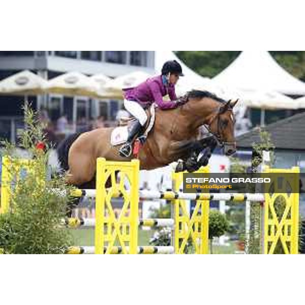LGCT of Hamburg - Class 1 - Luciana Diniz (POR) on Fit for Fun 13 - 10 May 2018 - ph.Stefano Grasso/LGCT