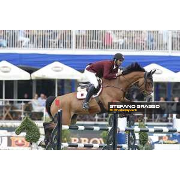 LGCT of Hamburg - Class 1 - Hamad Al Attiyah (QAT) on Clinton - 10 May 2018 - ph.Stefano Grasso/LGCT