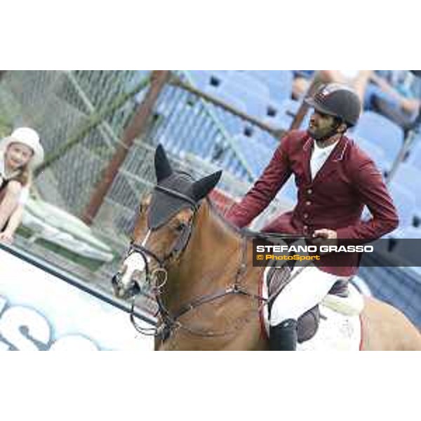 LGCT of Hamburg - Class 1 - Hamad Al Attiyah (QAT) on Clinton - 10 May 2018 - ph.Stefano Grasso/LGCT