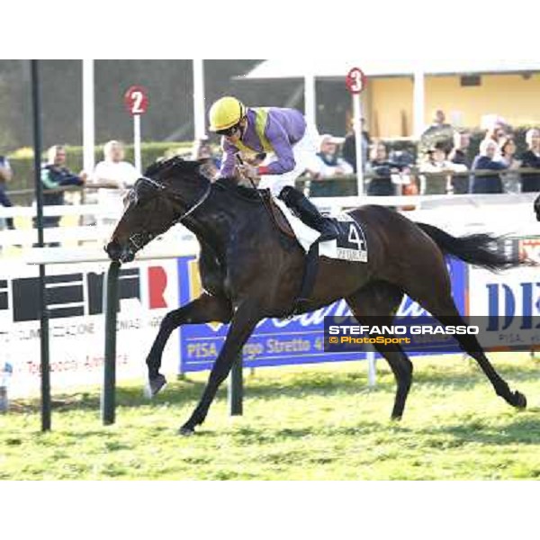Dario Vargiu on Gimmy wins the Premio Regione Toscana - Def“ du Galop Pisa, San Rossore 30th march 2008 ph. Stefano Grasso