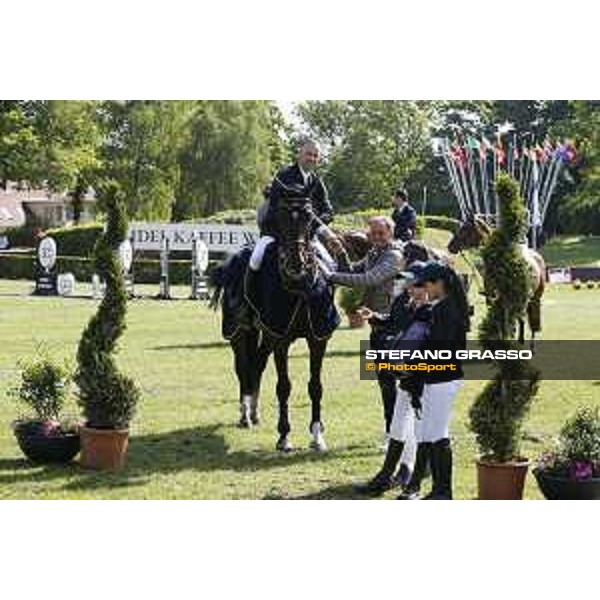 LGCT of Hamburg - Class 3 - Prize giving ceremony - Karel Cox (BEL) on Evert - 11 May 2018 - ph.Stefano Grasso/LGCT