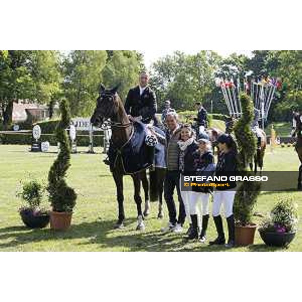 LGCT of Hamburg - Class 3 - Prize giving ceremony - Karel Cox (BEL) on Evert - 11 May 2018 - ph.Stefano Grasso/LGCT