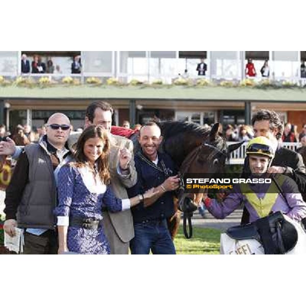 the winning connection of Gimmy winner of Premio Regione Toscana - Def“ du Galop Pisa, San Rossore 30th march 2008 ph. Stefano Grasso