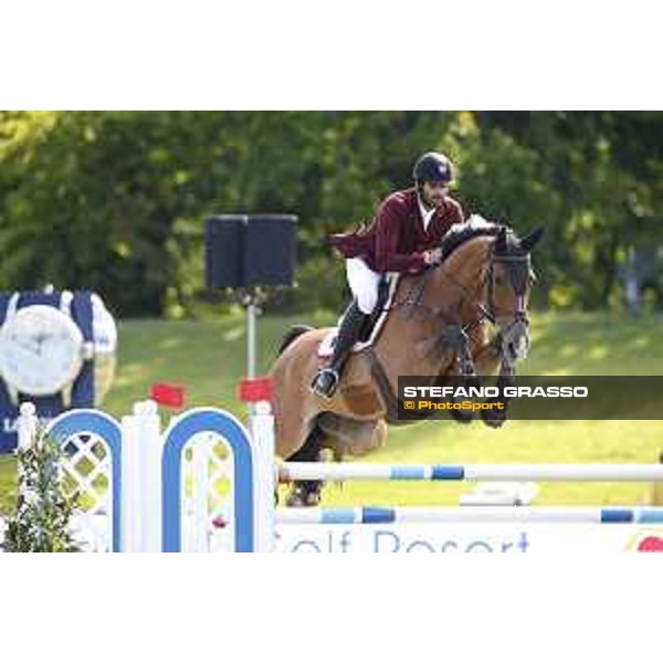 LGCT of Hamburg - Class 3 - Hamad Al Attiyah (QAT) on Clinton - 11 May 2018 - ph.Stefano Grasso/LGCT
