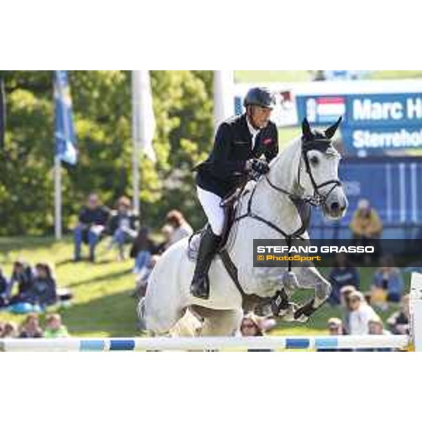 LGCT of Hamburg - Class 3 - Marc Houtzager (NED) on Sterrehof\'s Eddie Blue - 11 May 2018 - ph.Stefano Grasso/LGCT