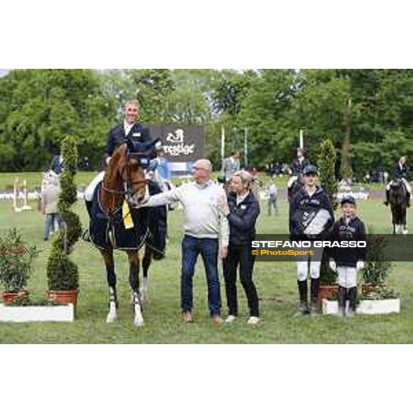 LGCT of Hamburg - Prize giving ceremony - David Will (GER) on Deluxe Ilton - 11 May 2018 - ph.Stefano Grasso/LGCT