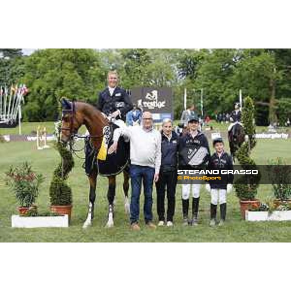 LGCT of Hamburg - Prize giving ceremony - David Will (GER) on Deluxe Ilton - 11 May 2018 - ph.Stefano Grasso/LGCT