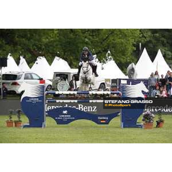 LGCT of Hamburg - Rene Lopez (COL) on Cevrine du Banney Z - 11 May 2018 - ph.Stefano Grasso/LGCT