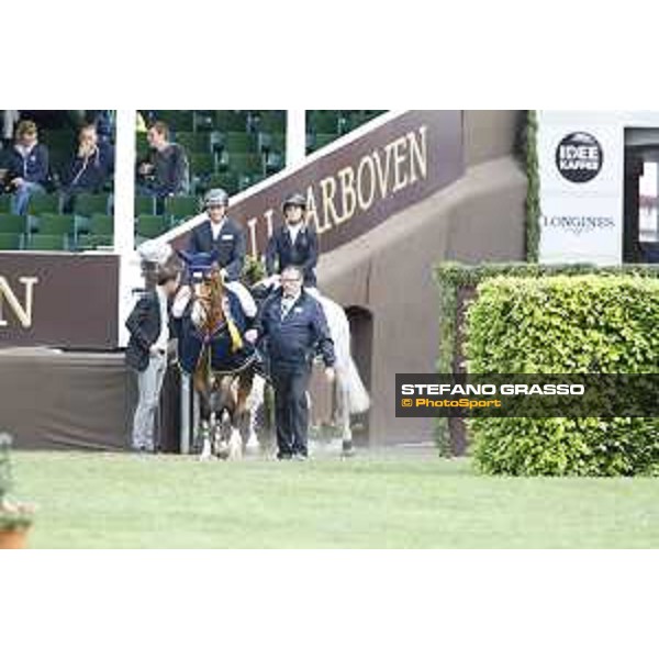 LGCT of Hamburg - Prize giving ceremony - David Will (GER) on Deluxe Ilton - 11 May 2018 - ph.Stefano Grasso/LGCT