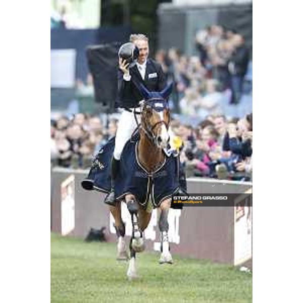 LGCT of Hamburg - Prize giving ceremony - David Will (GER) on Deluxe Ilton - 11 May 2018 - ph.Stefano Grasso/LGCT