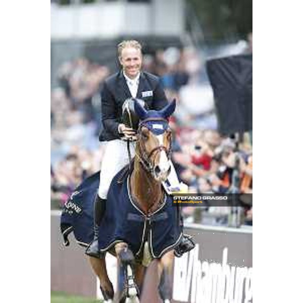 LGCT of Hamburg - Prize giving ceremony - David Will (GER) on Deluxe Ilton - 11 May 2018 - ph.Stefano Grasso/LGCT