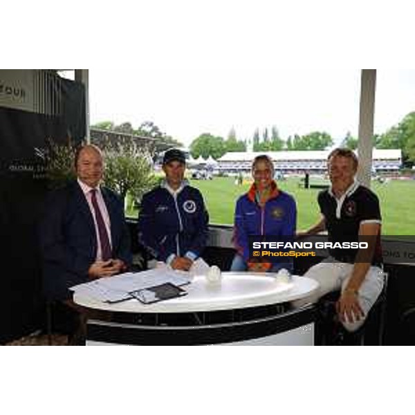 LGCT of Hamburg - GC Live studio - John Kyle, Christian Kukuk (GER), Judith Goelkel, David Will (GER) - Hamburg, Derby Park, 10 May 2018 - ph.Stefano Grasso/LGCT