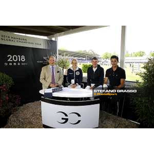 LGCT of Hamburg - GC Live studio - John Kyle, Laura Klaphake (GER), Jos Verlooy (BEL), Nicola Philippaerts (BEL) - Hamburg, Derby Park, 11 May 2018 - ph.Stefano Grasso/LGCT