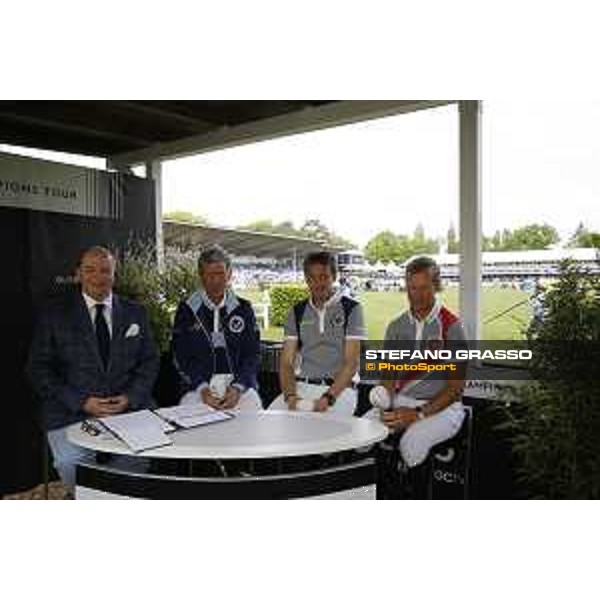 LGCT of Hamburg - GC Live studio - John Kyle, Ludger Beerbaum (GER), Harrie Smolders (NED), Rolf Goran Bengtsson (SWE) - Hamburg, Derby Park, 12 May 2018 - ph.Stefano Grasso/LGCT