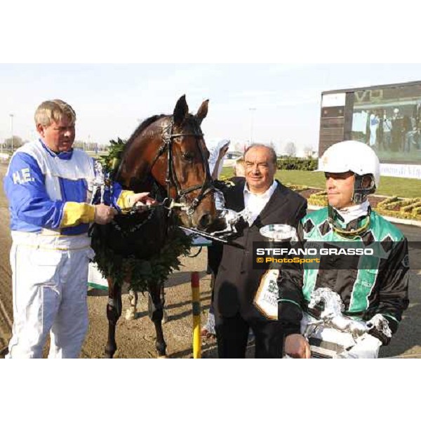 giving prize for Iglesias with Sergio Carfagna, Enrico Bellei and Holger Ehlert winners of Gran Premio Cittˆ di Torino Torino, Vinovo racetrack, 5th april 2008 ph. Stefano Grasso