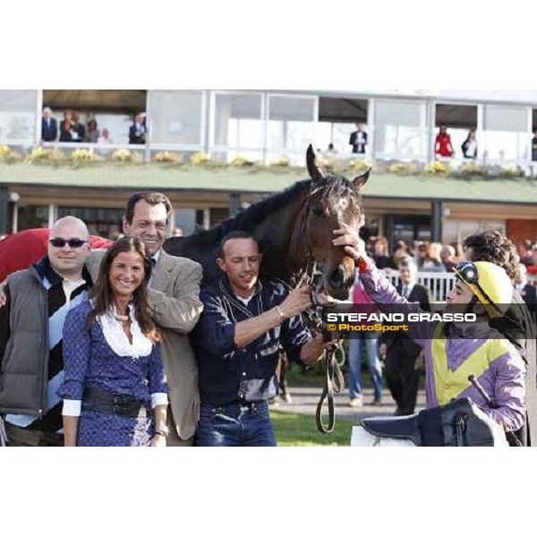 the winning connection of Gimmy winner of the Premio Regione Toscana - Def“ du Galop Pisa San Rossore, 30th march 2008 ph. Stefano Grasso