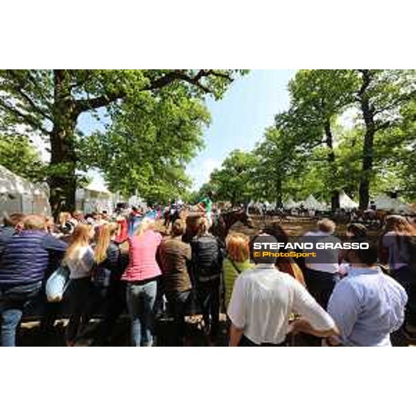 LGCT of Hamburg - A view of the warm up ring - Hamburg, Derby Park, 12 May 2018 - ph.Mario Grassia/LGCT