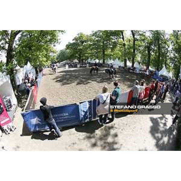 LGCT of Hamburg - A view of the warm up ring - Hamburg, Derby Park, 11 May 2018 - ph.Mario Grassia/LGCT
