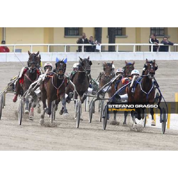 the straight of Gran Premio Italia. from left LAcoste Om, Letter from Om and Lagas Bi Bologna, 13th april 2008 ph. Stefano Grasso