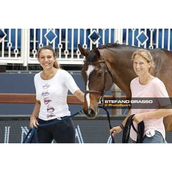 LGCT of St Tropez - Vet check - Anna Kellnerova and Silverstone G - St Tropez, Ramatuelle beach - 30 May 2018 - ph.Stefano Grasso/LGCT