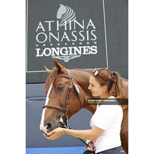 LGCT of St Tropez - Vet check - Anna Kellnerova and Classic - St Tropez, Ramatuelle beach - 30 May 2018 - ph.Stefano Grasso/LGCT