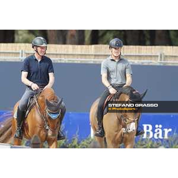 LGCT of St Tropez - Warm up - Ludger Beerbaum (GER), Ben Asselin (CAN) - St Tropez, Ramatulle beach - 30 May 2018 - ph.Stefano Grasso/LGCT