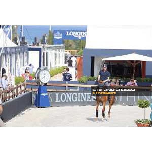 LGCT of St Tropez - Warm up - Ludger Beerbaum (GER) - St Tropez, Ramatulle beach - 30 May 2018 - ph.Stefano Grasso/LGCT