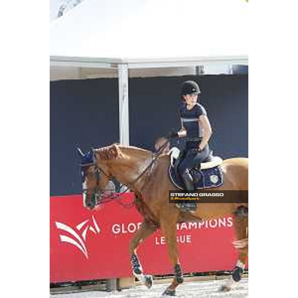 LGCT of St Tropez - Warm up - Jessica Springsteen (USA) - St Tropez, Ramatulle beach - 30 May 2018 - ph.Stefano Grasso/LGCT