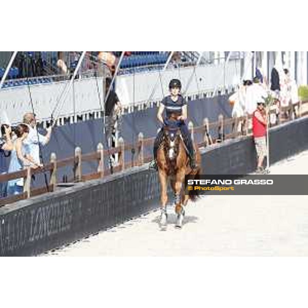 LGCT of St Tropez - Warm up - Jessica Springsteen (USA) - St Tropez, Ramatulle beach - 30 May 2018 - ph.Stefano Grasso/LGCT