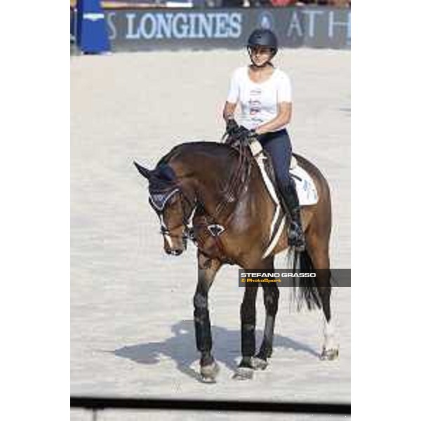 LGCT of St Tropez - Warm up - Anna Kellnerova (CZE) - St Tropez, Ramatulle beach - 30 May 2018 - ph.Stefano Grasso/LGCT