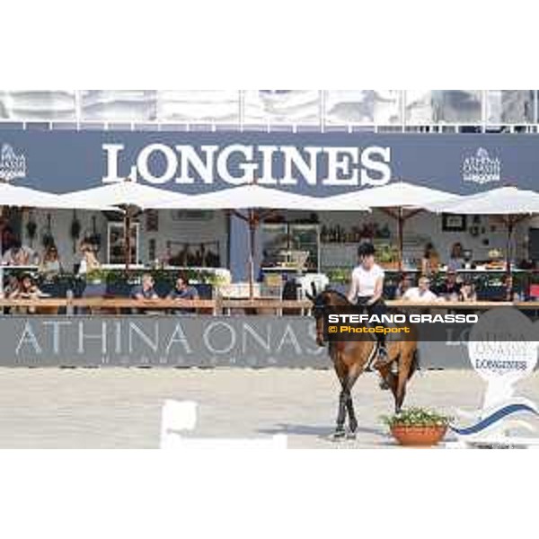 LGCT of St Tropez - Warm up - Athina Onassis (GRE) - St Tropez, Ramatulle beach - 30 May 2018 - ph.Stefano Grasso/LGCT