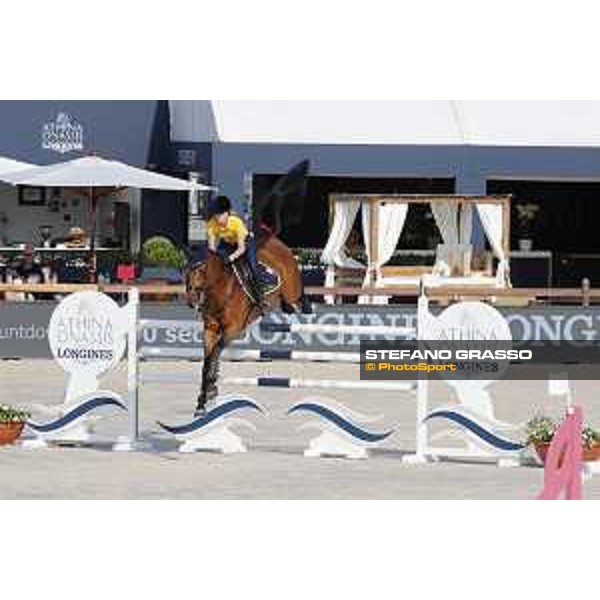 LGCT of St Tropez - Warm up - Edwina Tops-Alexander (AUS) - St Tropez, Ramatulle beach - 30 May 2018 - ph.Stefano Grasso/LGCT